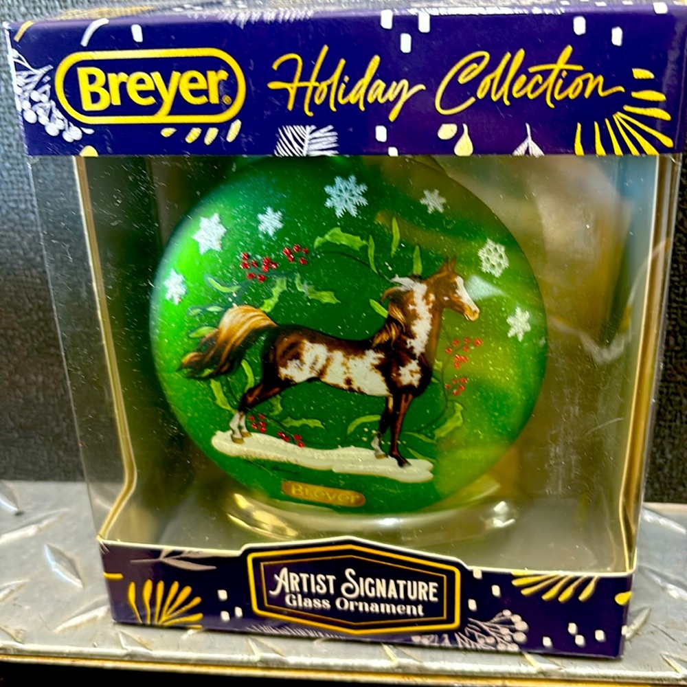 Breyer artist signature ornament 2024